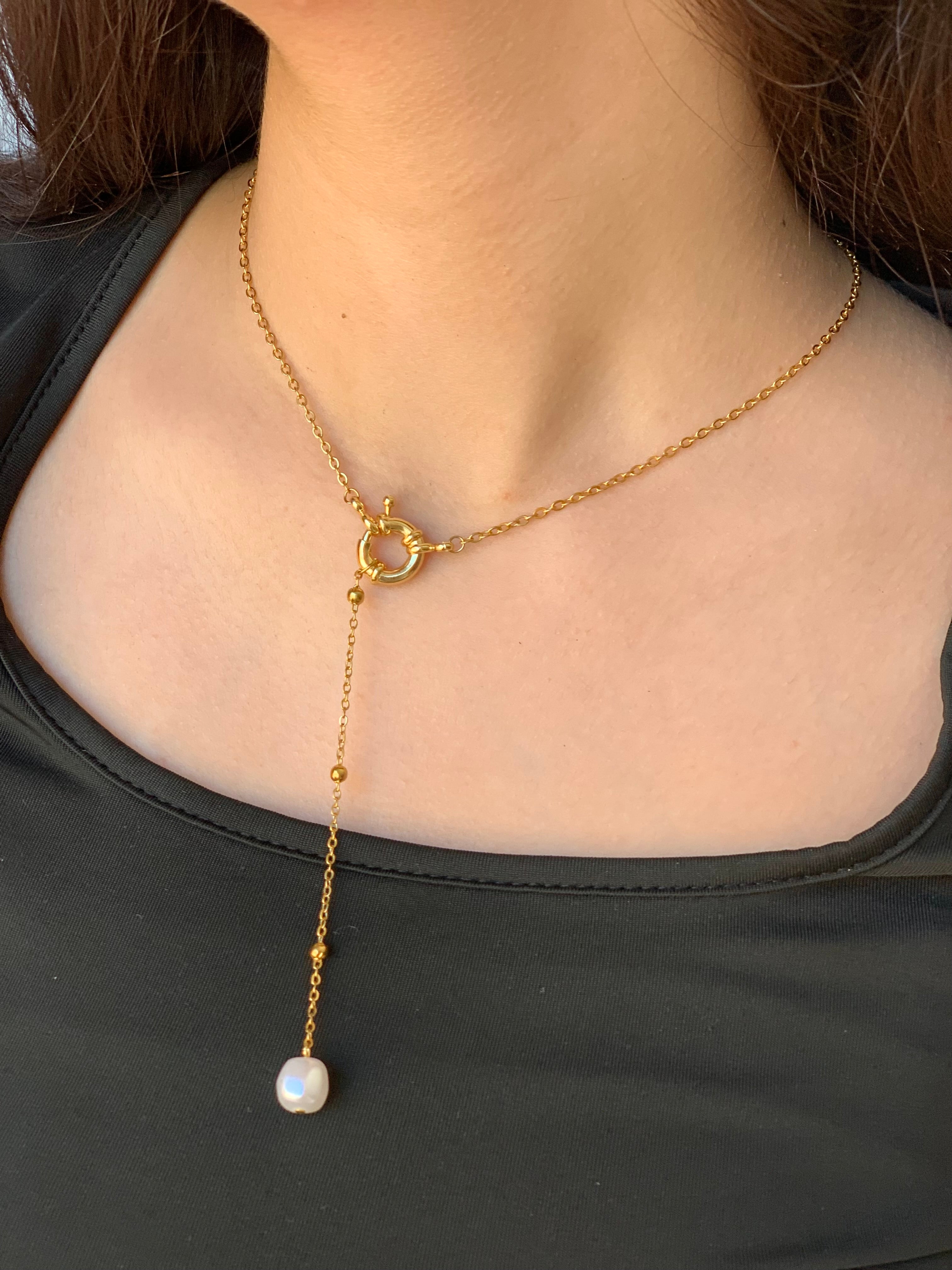 Hala dropped necklace