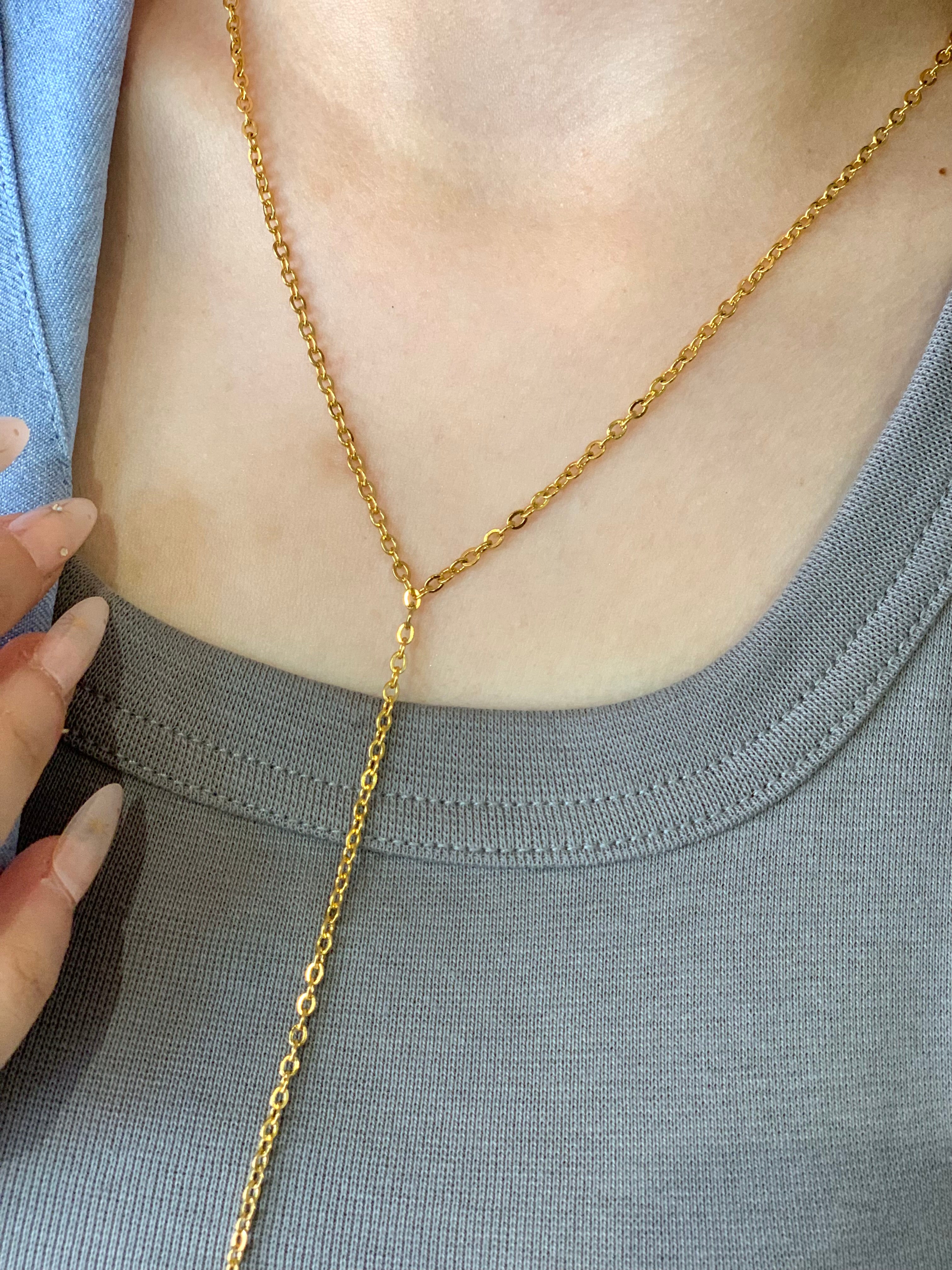 Basic dropped necklace