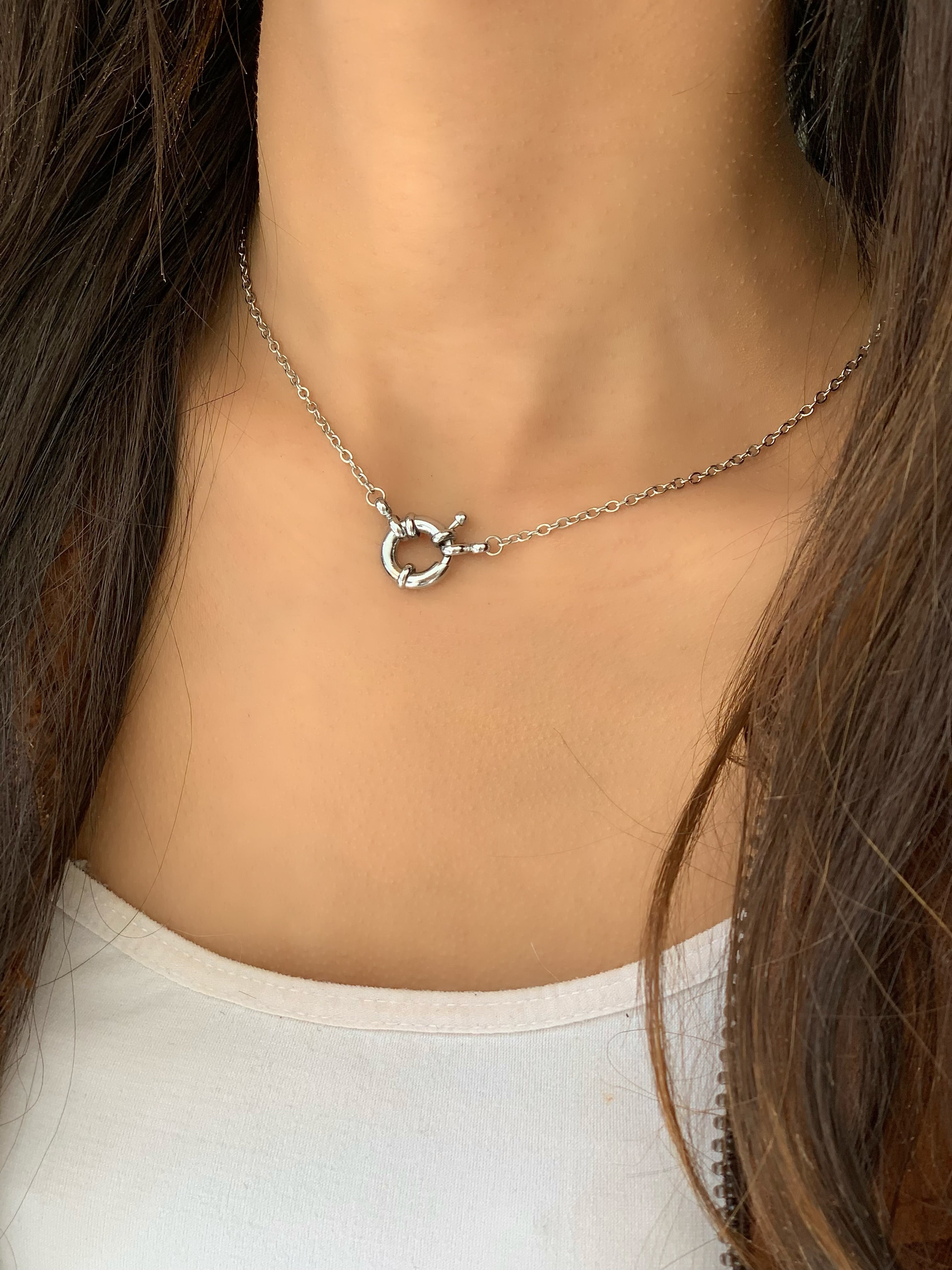 Moy silver necklace