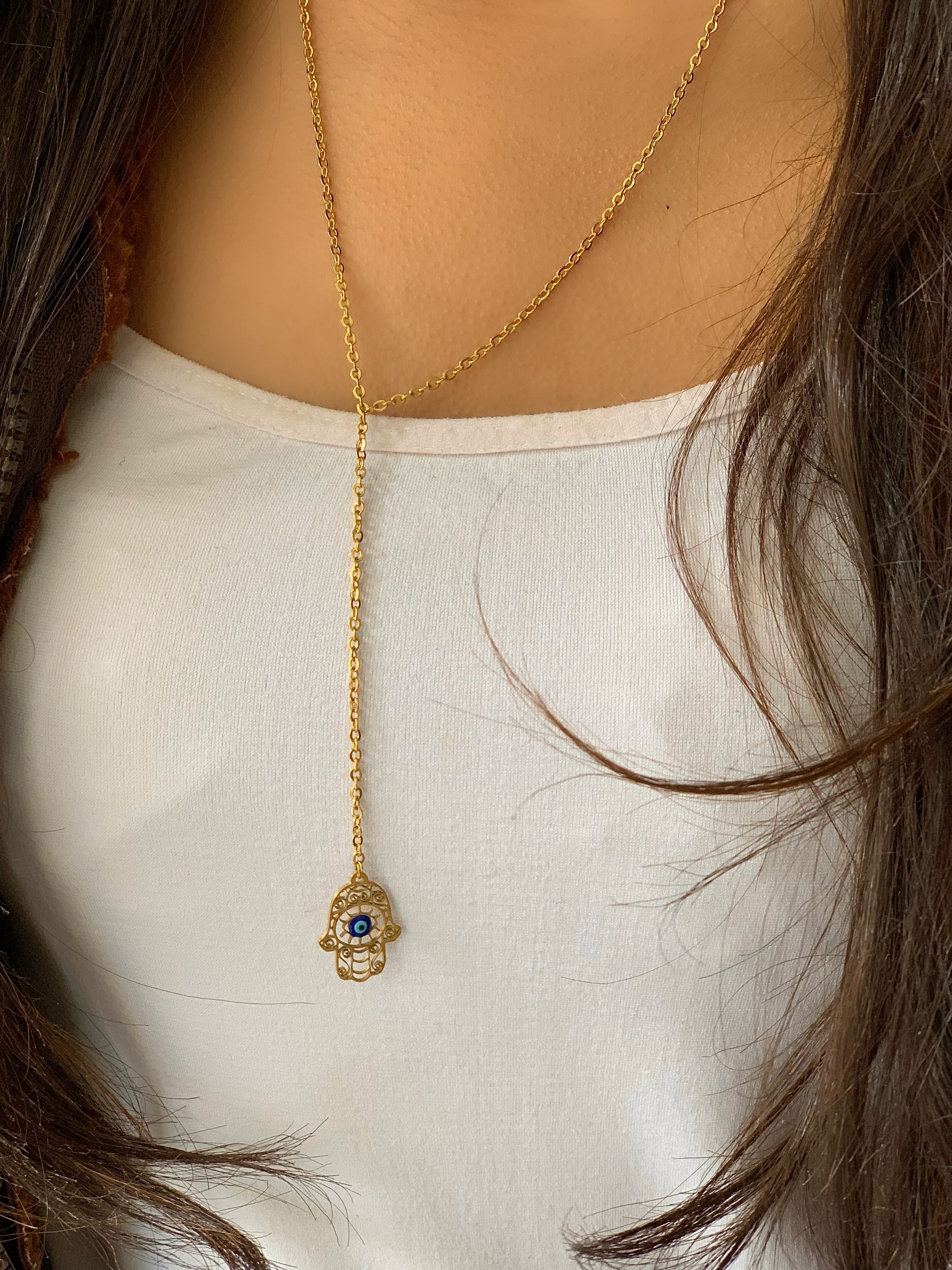 Lashin dropped necklace