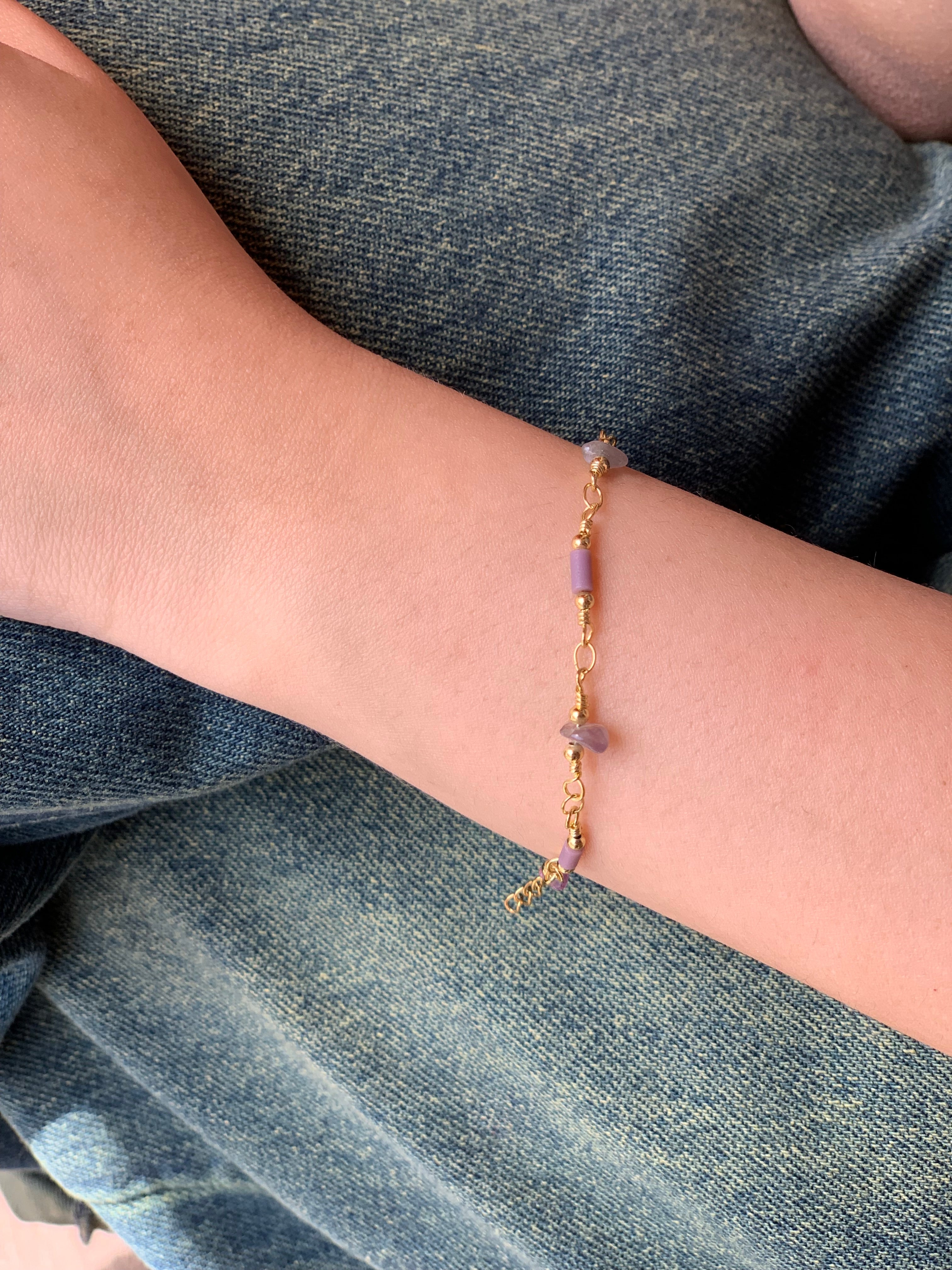 Purl bracelet