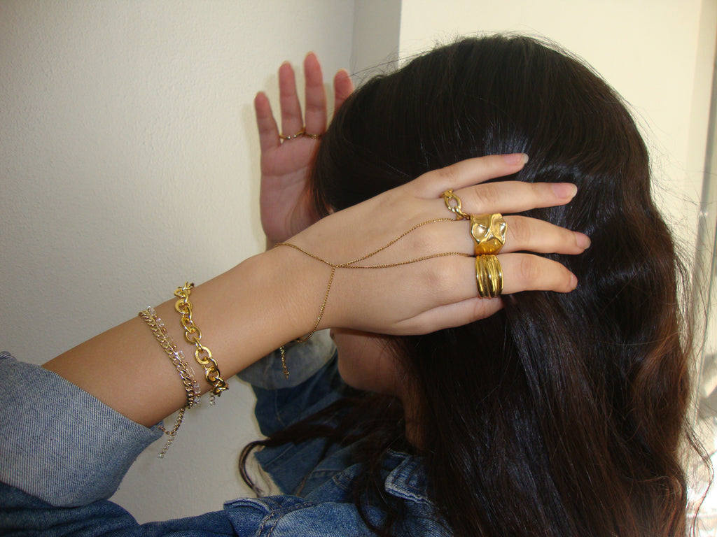 Golden handchain