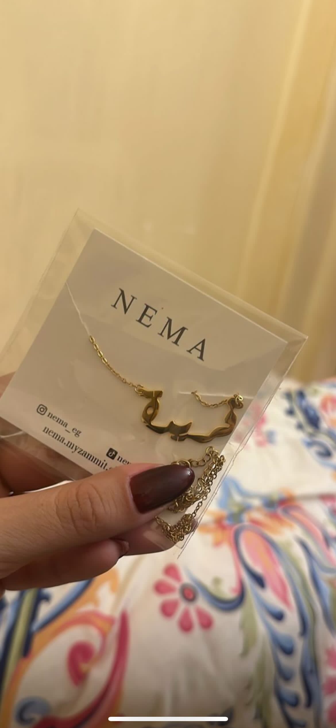 Mayo name necklace