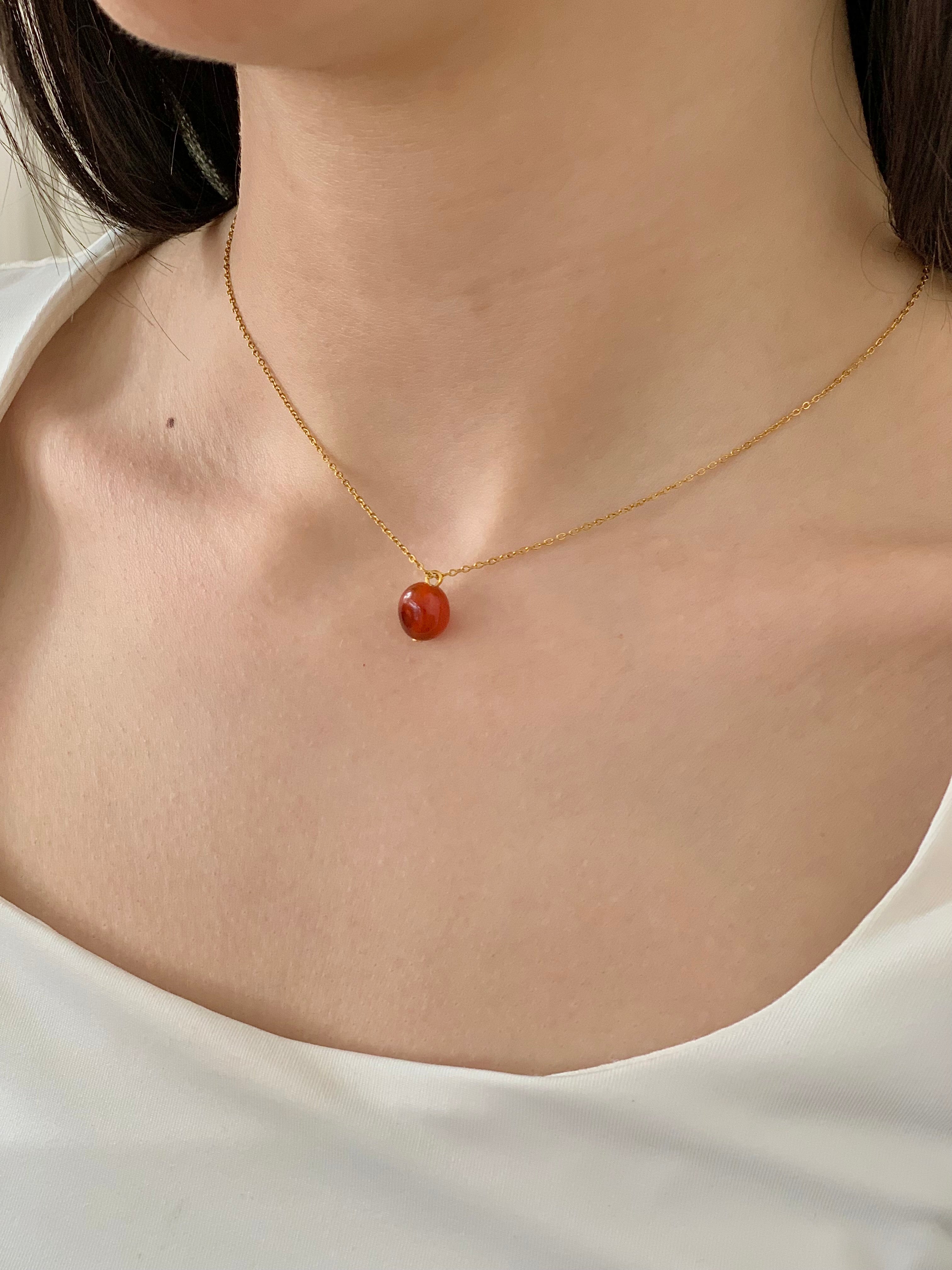 Hein gemstone necklace