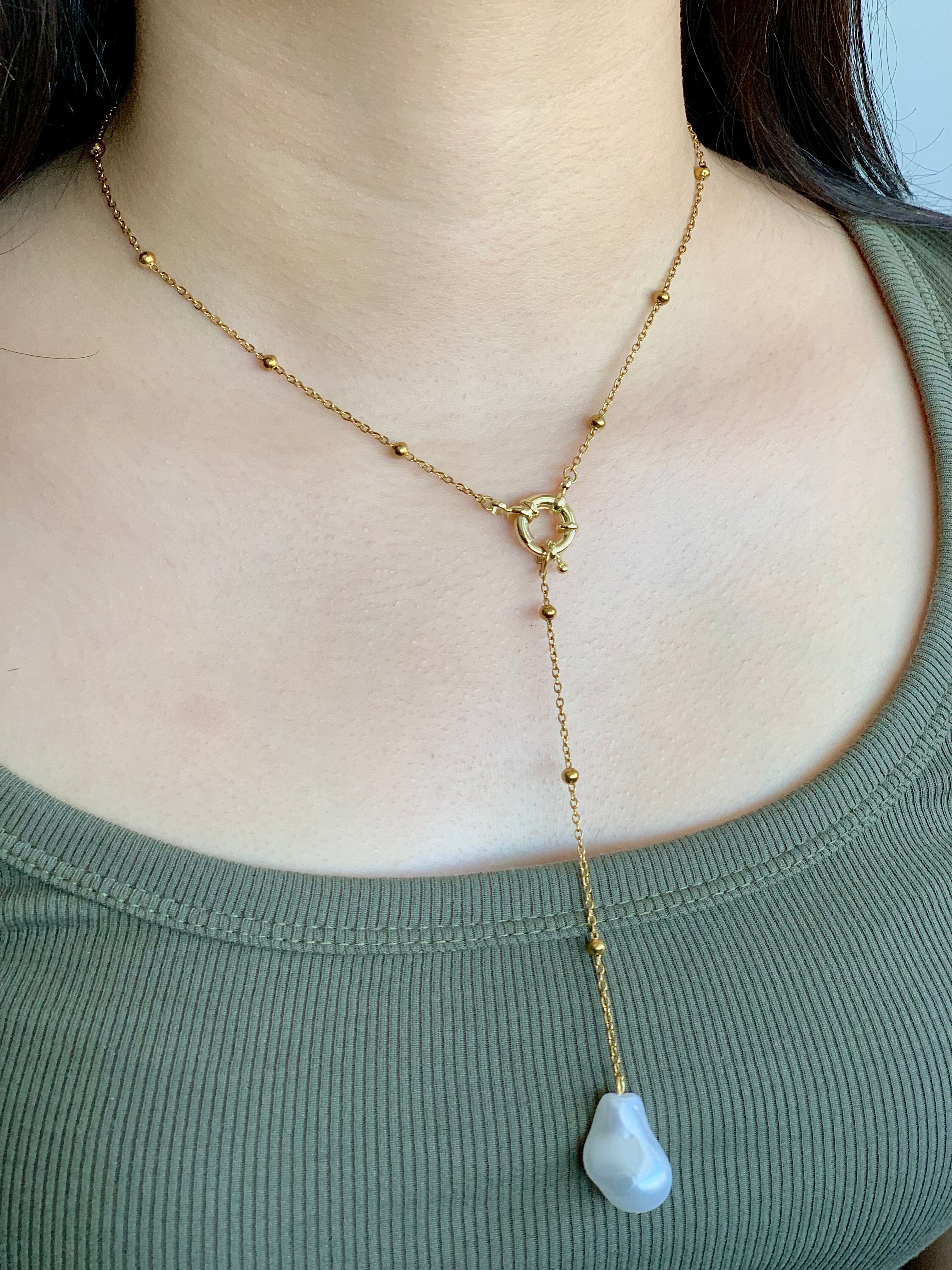 Lari dropped necklace