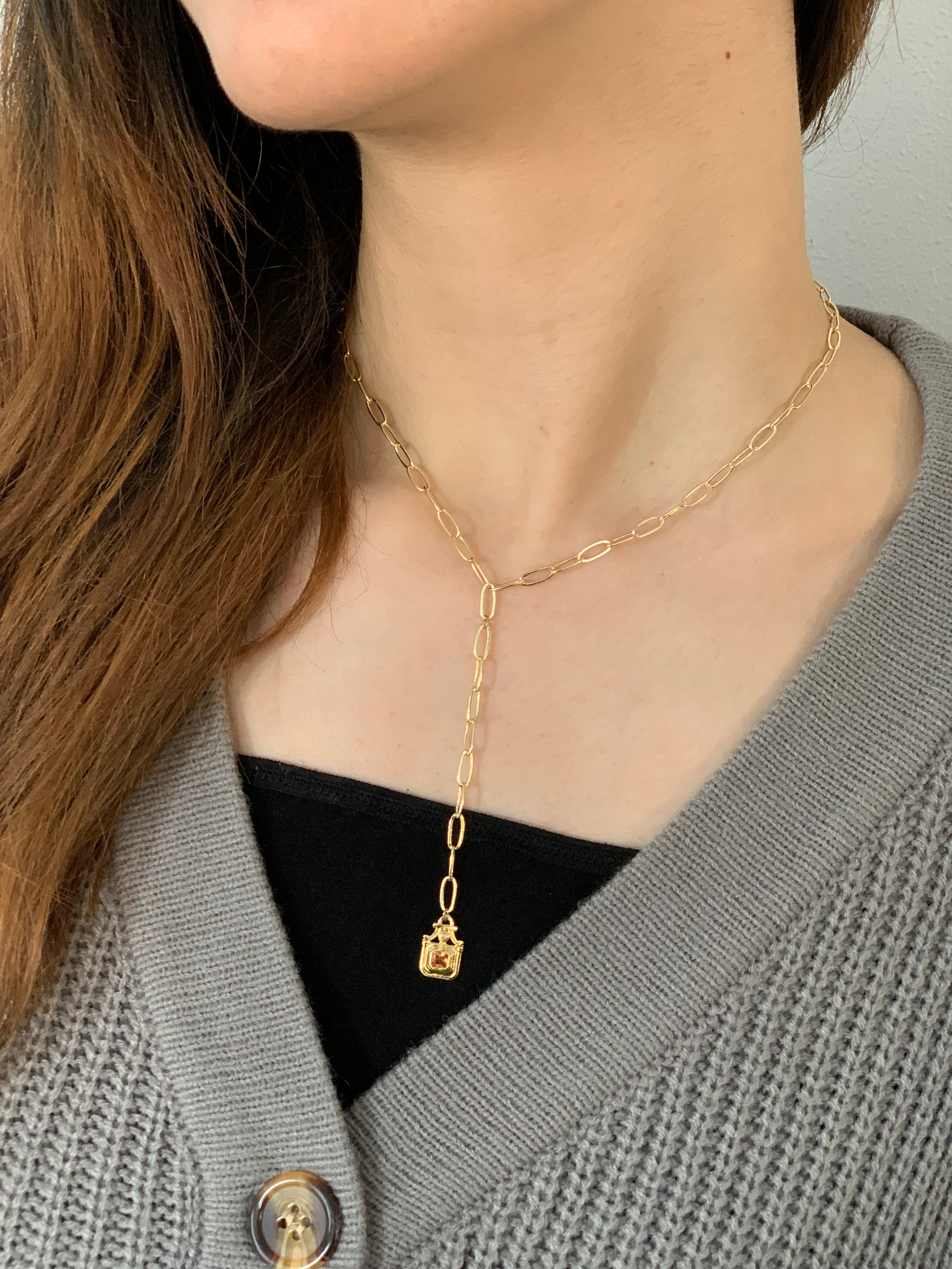 Zeri dropped necklace