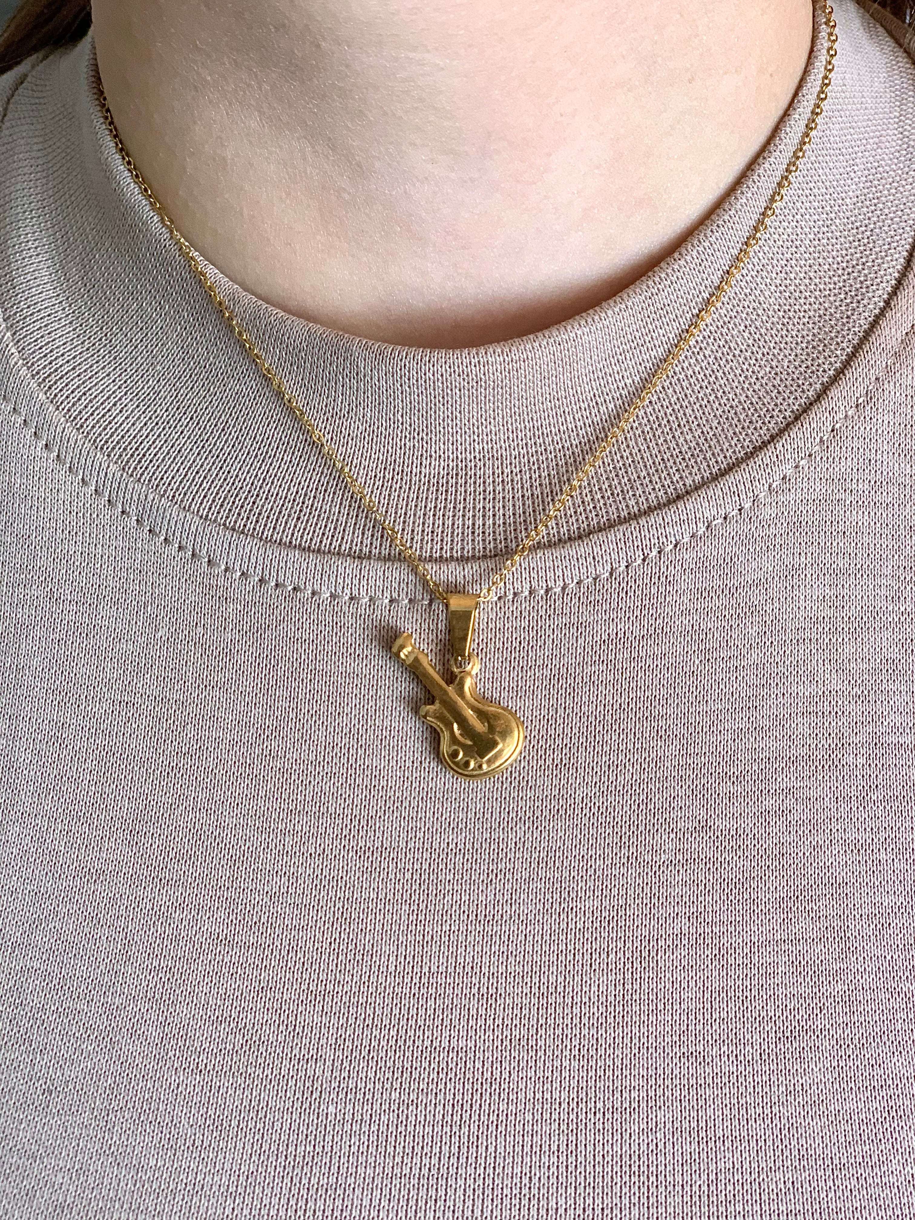 Guitar necklace