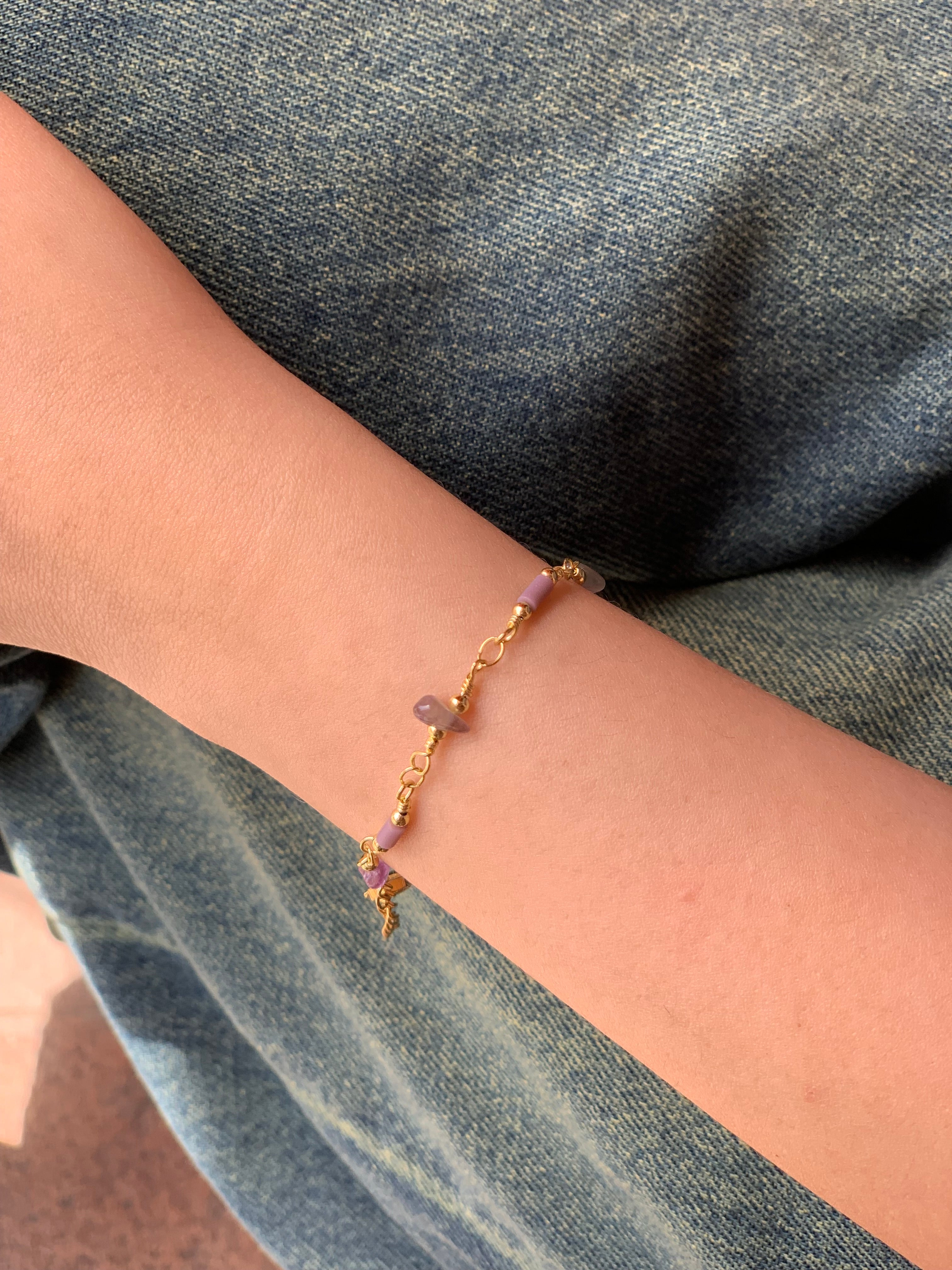 Purl bracelet