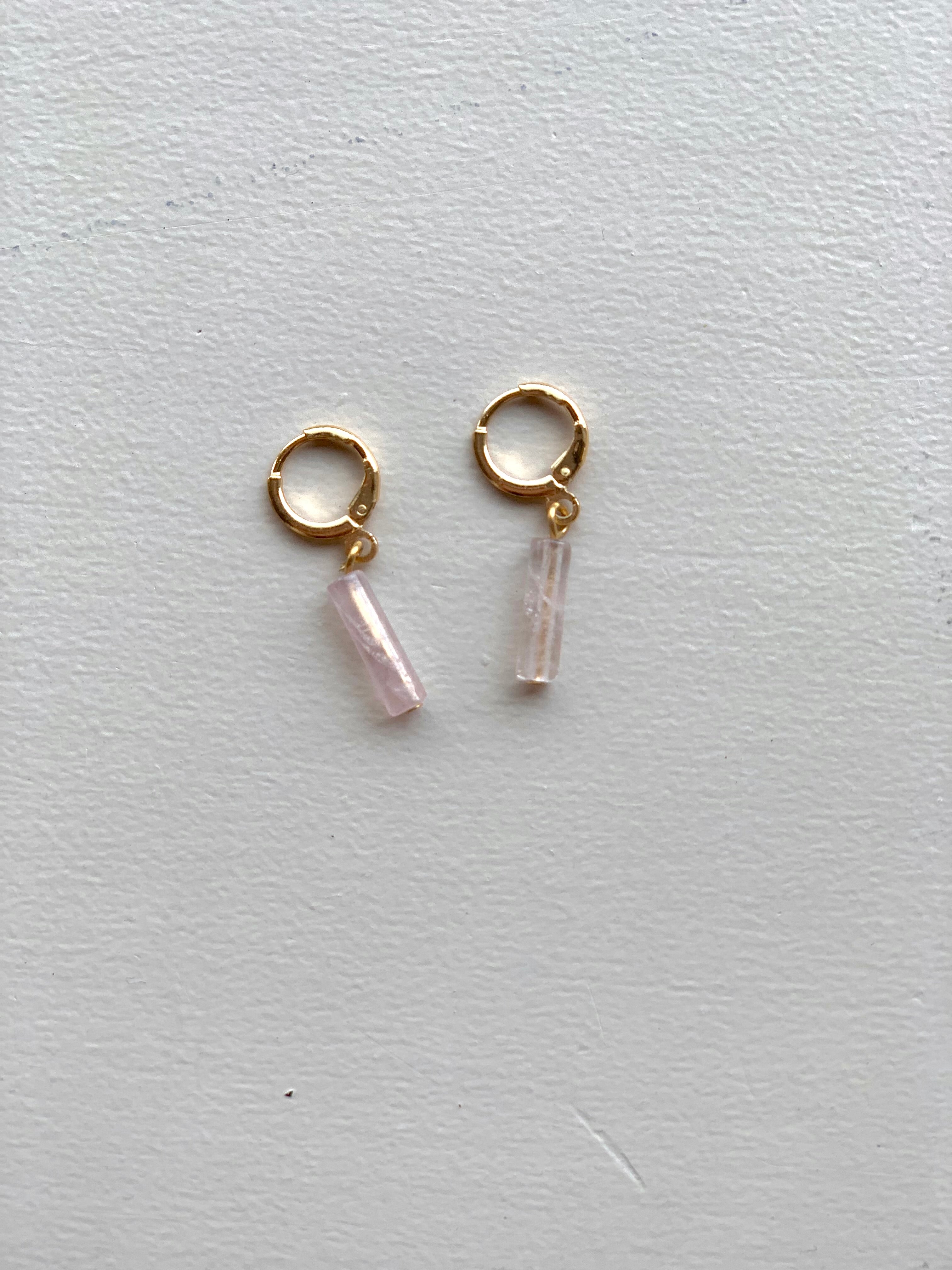 Rose earrings