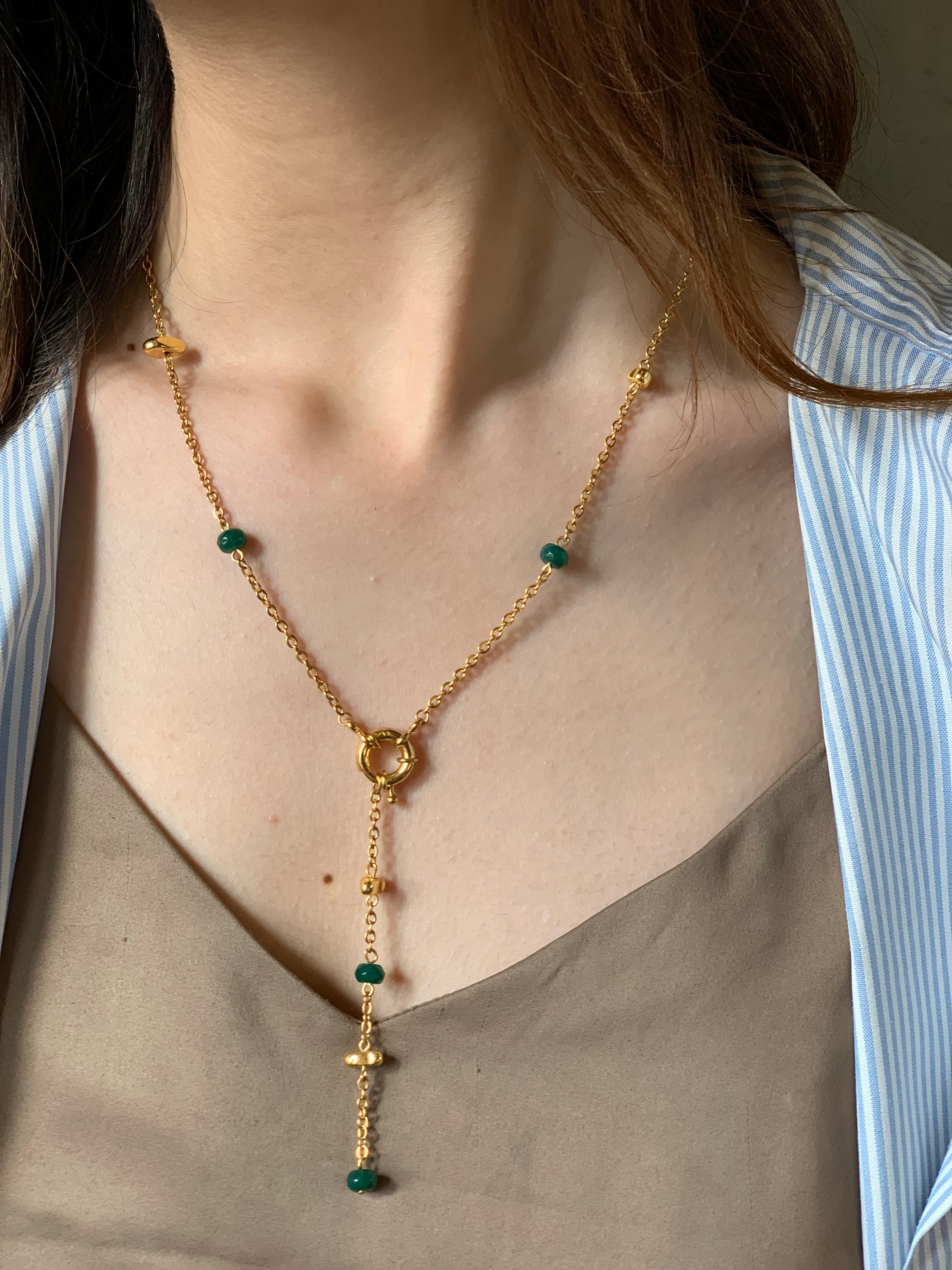Jelim dropped necklace