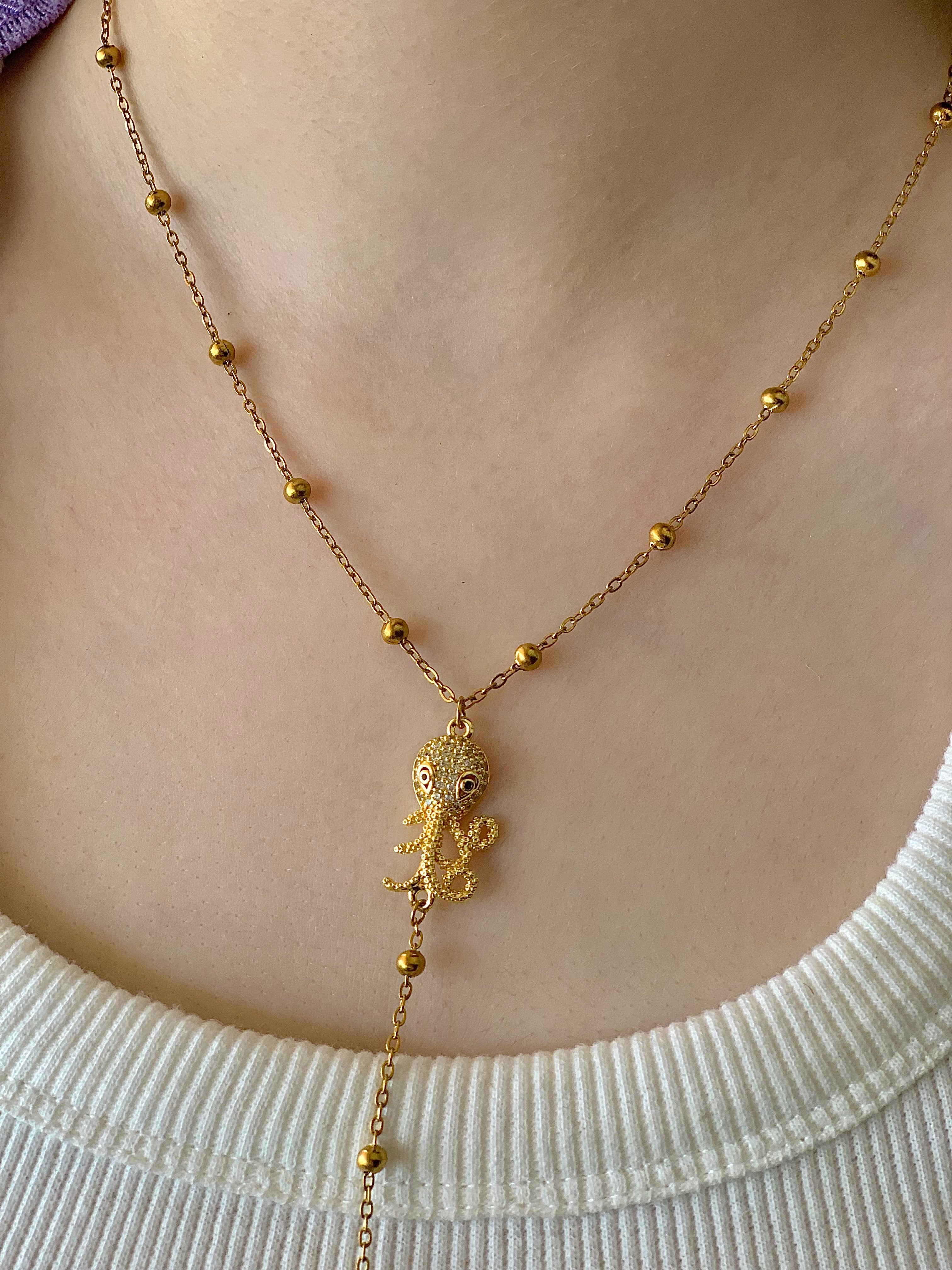 Yopy dropped necklace