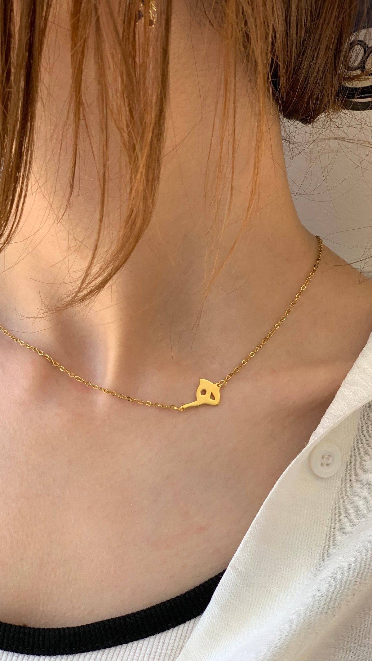 Tarra initial necklace